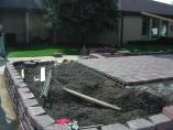 The future flower bed - 5/6/04. (Photo Courtesty of Vicki Tortorich)